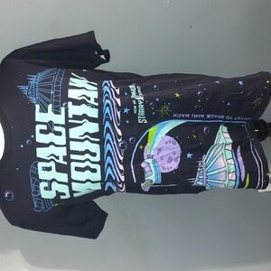 Disney Parks 2023 Magic Kingdom Space Mountain T Shirt Size XL